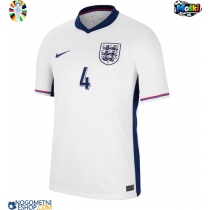 Moški Nogometni dresi Anglija Declan Rice #4 Domači EP 2024 Kratek Rokav